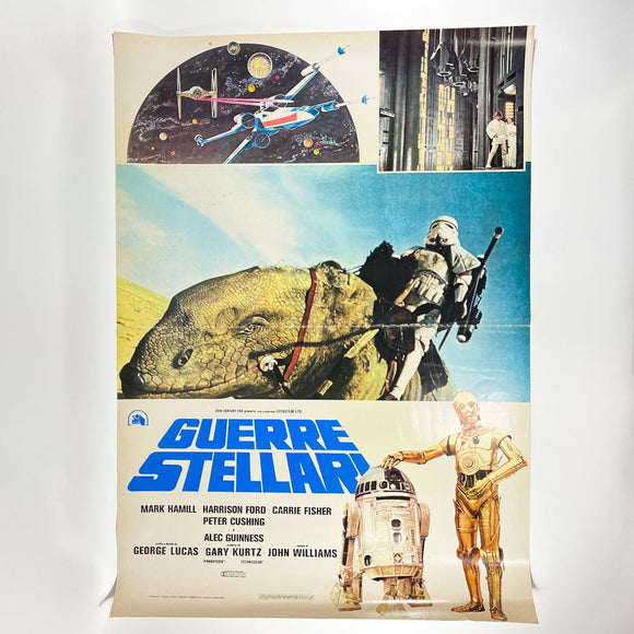 Vintage Proctor & Gamble Star Wars Ads Italian Photobusta Poster - Stormtrooper on Dewback DOUBLE SIZE