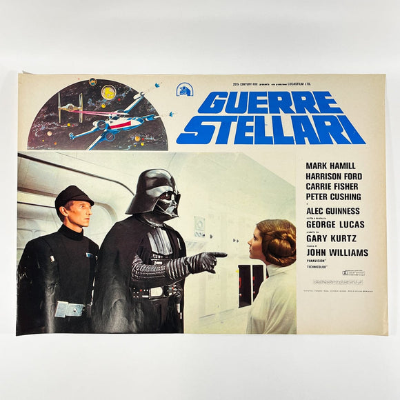 Vintage Proctor & Gamble Star Wars Ads Italian Photobusta Poster - Vader Scolding Leia