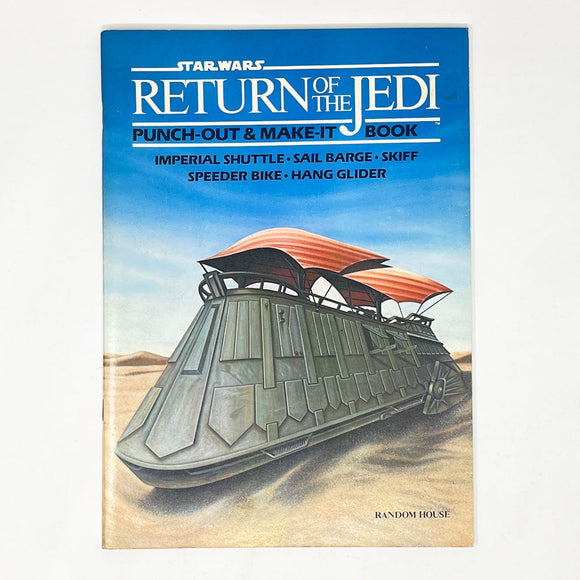 Vintage Random House Star Wars Non-Toy Return of the Jedi Punch-Out and Make-It Book