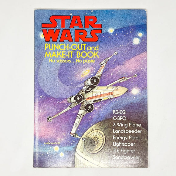 Vintage Random House Star Wars Non-Toy Star Wars Punch-Out and Make-It Book