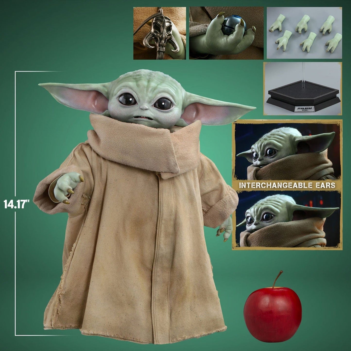 Vintage Regal Robot Star Wars Statues & Busts The Child Lifesize Collectible Figure - Hot Toys