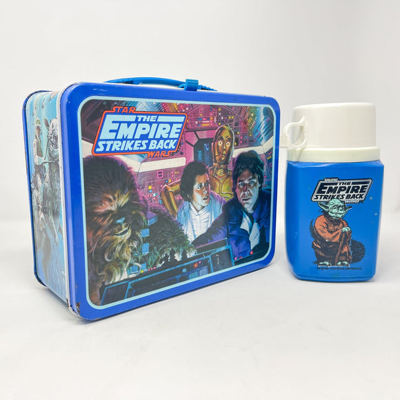 Vintage Thermos Star Wars Non-Toy Empire Strikes Back Metal Lunchbox (1980)