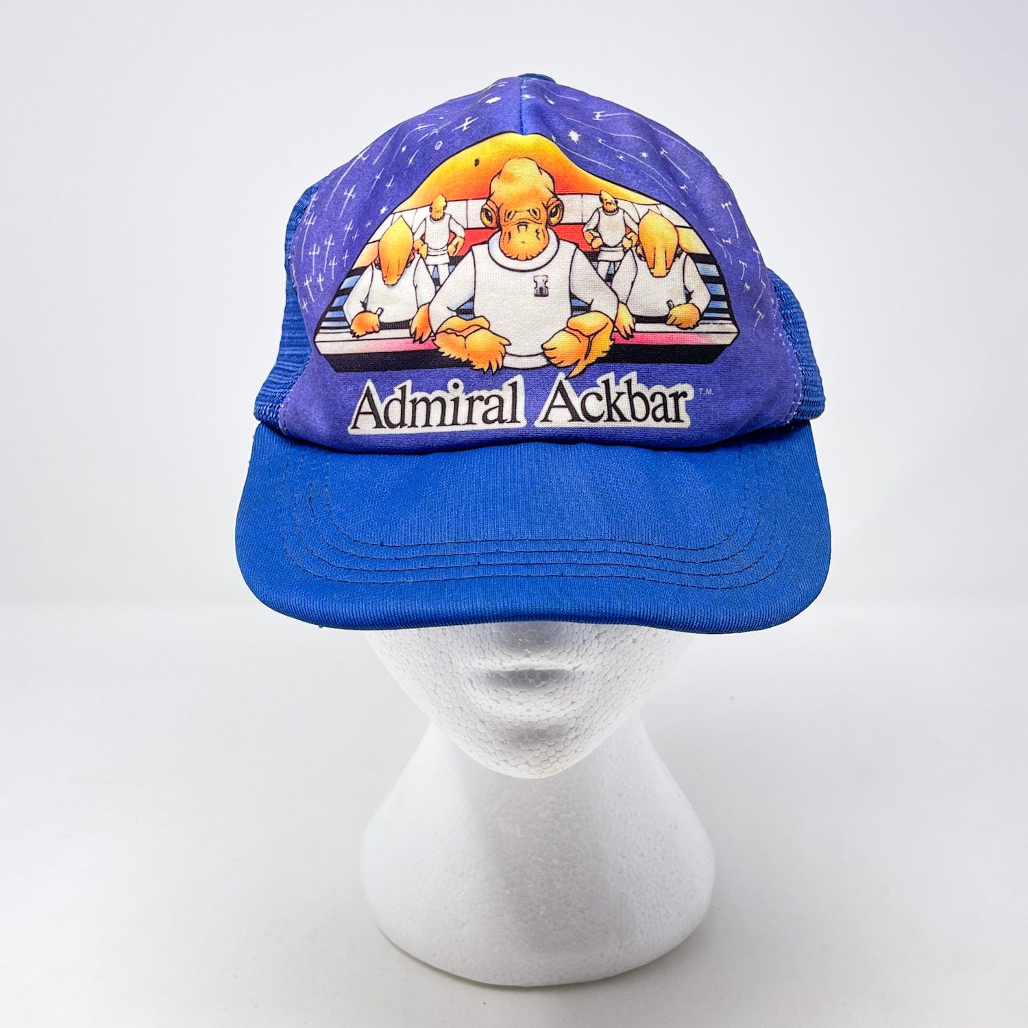 Vintage 4th Moon Toys Star Wars Non-Toy Admiral Ackbar Baseball Cap