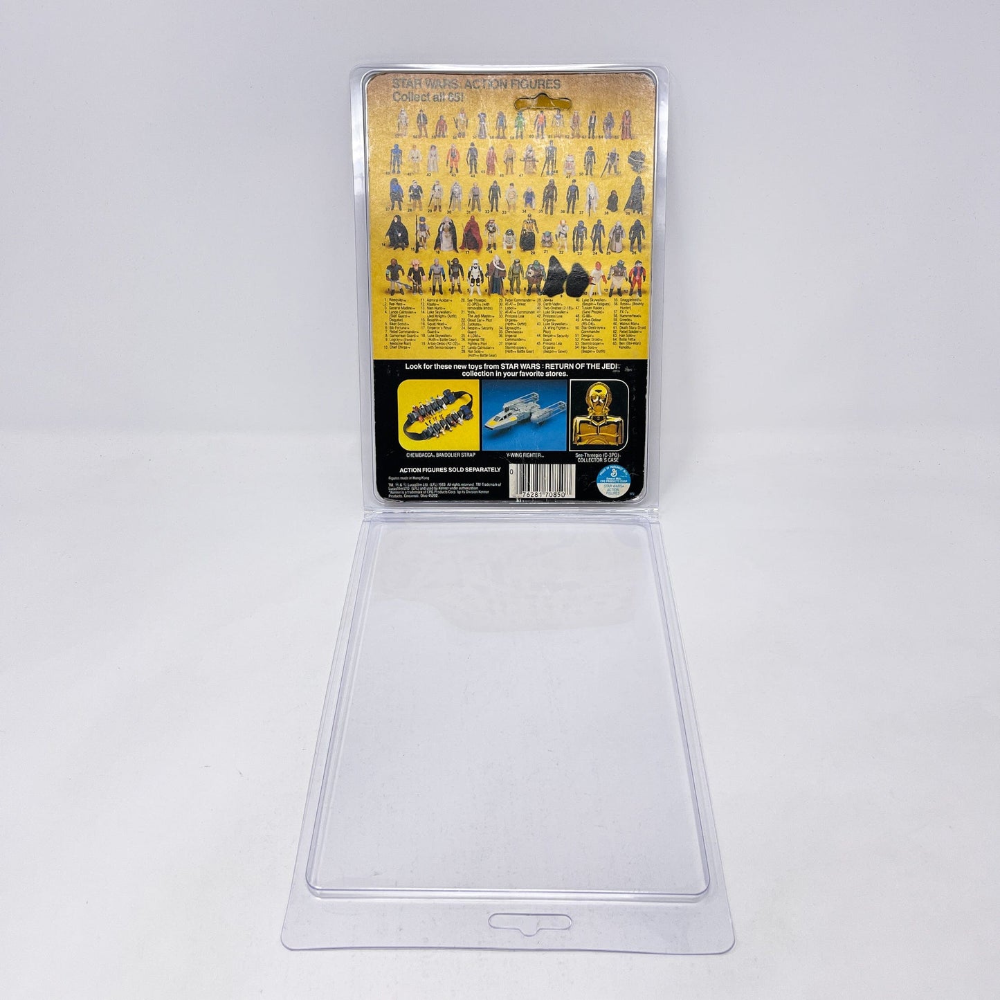 Vintage 4th Moon Toys Star Wars Supplies Bubble Clamshells for Card ROTJ Figures