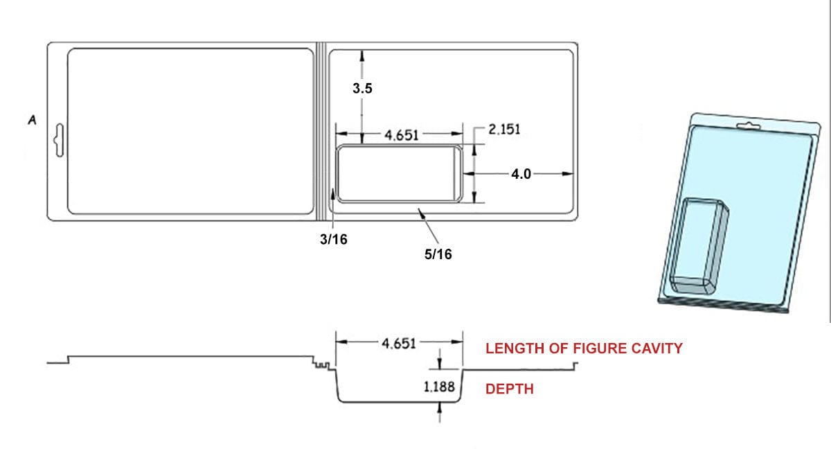 Vintage 4th Moon Toys Star Wars Supplies Bubble Clamshells for Card ROTJ Figures