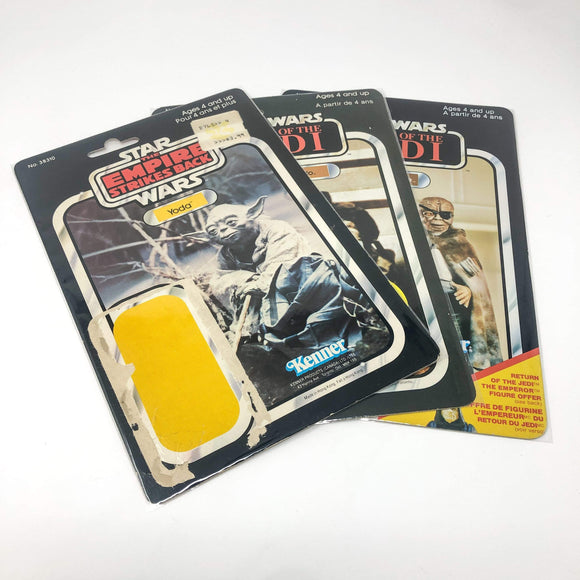 Vintage 4th Moon Toys Star Wars Supplies Vintage Cardback Bags (re-sealable)