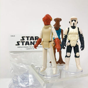 Vintage 4th Moon Toys Star Wars Supplies Vintage Star Stands - Star Wars Figure Stands