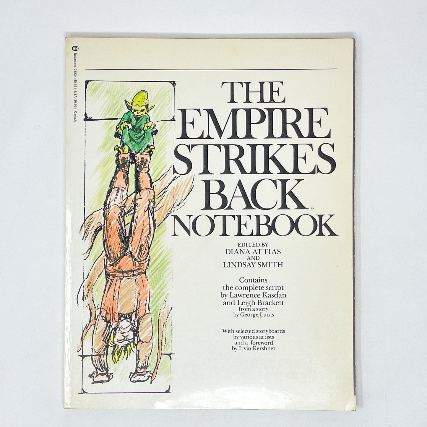 Vintage Ballantine Star Wars Non-Toy Empire Strikes Back Notebook - 1980