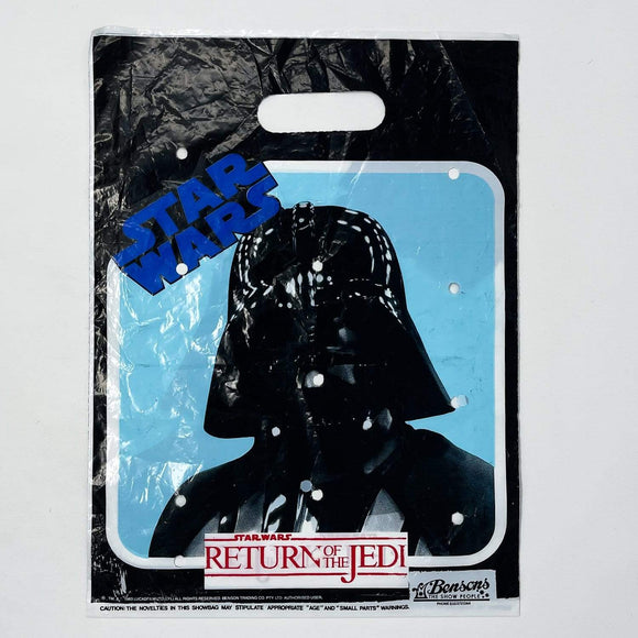 Vintage Benson's Star Wars Non-Toy Darth Vader ROTJ Shopping Bag - Australia (1983)