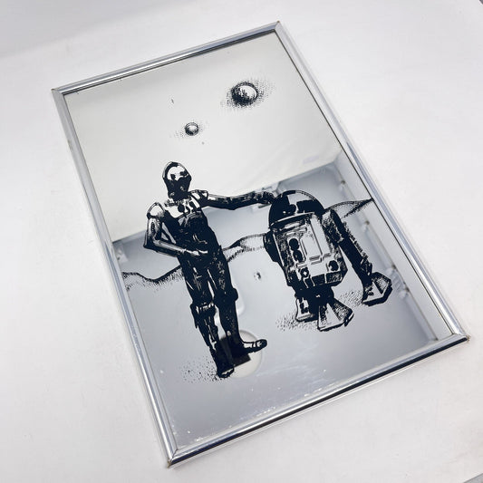 Vintage Bootleg Star Wars Non-Toy R2-D2 & C-3PO Bootleg Carnival Mirror (1977)