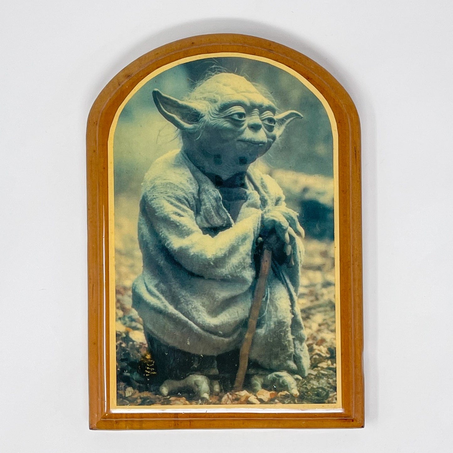 Vintage Bootleg Star Wars Non-Toy Yoda Plaque - Homemade (1980's)
