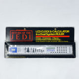 Vintage Bradley Star Wars Non-Toy ROTJ Clock & Calculator Ruler - MIB