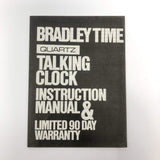 Bradley Talking Clock (R2 & C-3PO) Instruction Manual