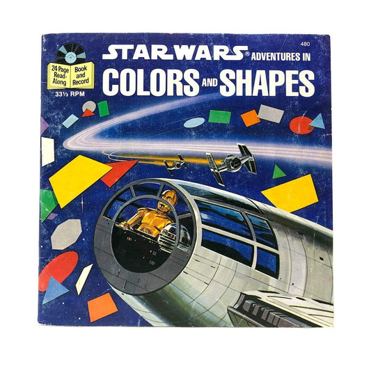 Vintage Buena Vista Star Wars Non-Toy Colors and Shapes Star Wars Read-A-Long Book (1979)