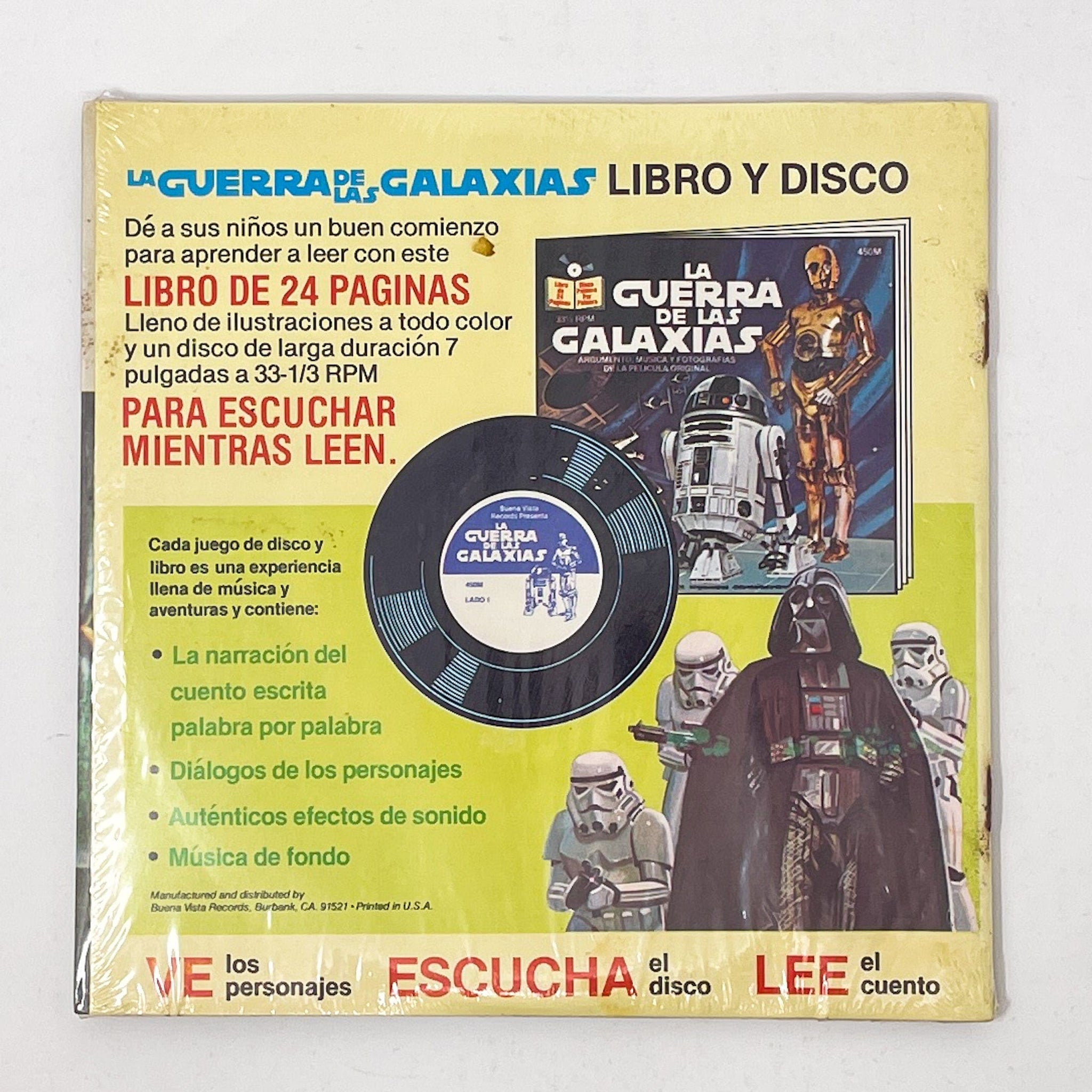 Guerre Des Etoiles FRENCH Read-A-Long Cassette & Book Vintage Star Wars –  4th Moon Toys