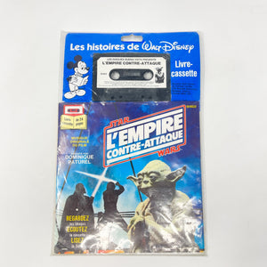 Vintage Buena Vista Star Wars Vinyl L'Empire Contre Attack Read-A-Long Book & Tape - Sealed Canadian