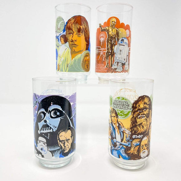 Star Wars collector glasses from Burger King (1977)
