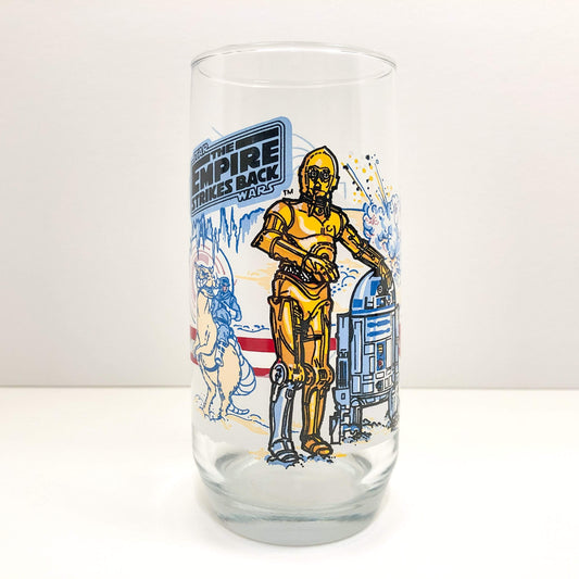 Burger King Empire Strikes Back C-3PO and R2-D2 Glass