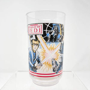 Vintage Coca-Cola Star Wars Food Burger King Massachusetts ROTJ Plastic Cup - Luke Jedi