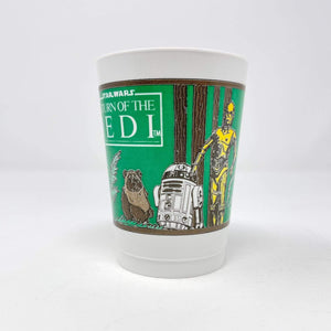 Vintage Coca-Cola Star Wars Food Pepperidge Farm C-3PO and R2-D2 ROTJ Cup (1983)