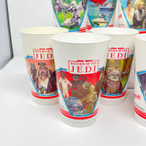 Vintage Coca-Cola Star Wars Non-Toy Canadian 7-11 ROTJ Cups - Set of 12