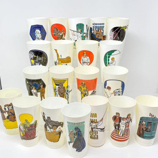 Vintage Coca-Cola Star Wars Non-Toy Koolee Star Wars Cups - Set of 20