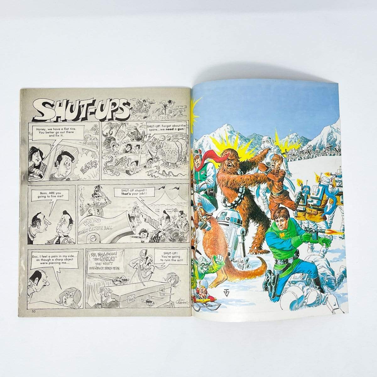 Vintage Cracked Star Wars Non-Toy CRACKED Empire Strikes Back (Nov 1980)