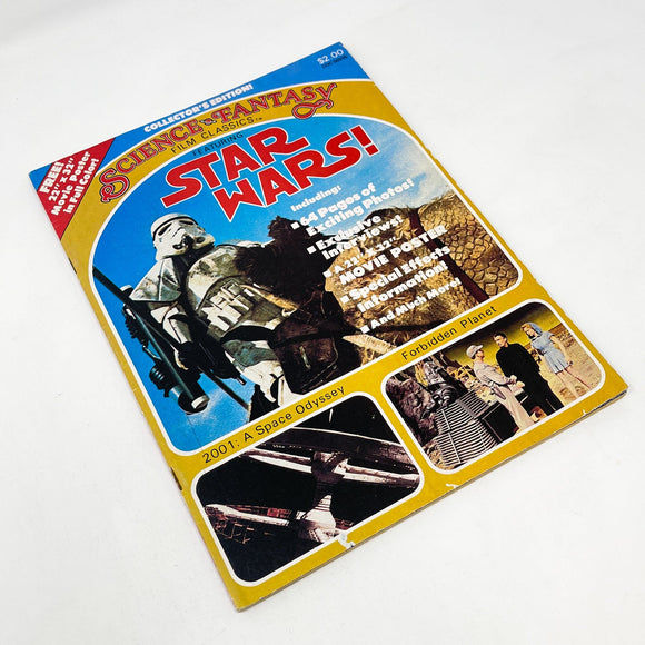 Vintage Cracked Star Wars Non-Toy Science Fantasy Star Wars Magazine (1977)