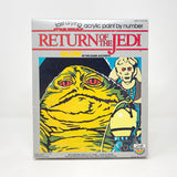 Vintage Craft Master Star Wars Non-Toy Jabba the Hutt ROTJ Paint by Numbers - Sealed