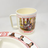 Vintage Deka Star Wars Non-Toy Return of the Jedi Plate and Mugs