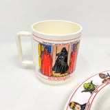 Vintage Deka Star Wars Non-Toy Return of the Jedi Plate and Mugs