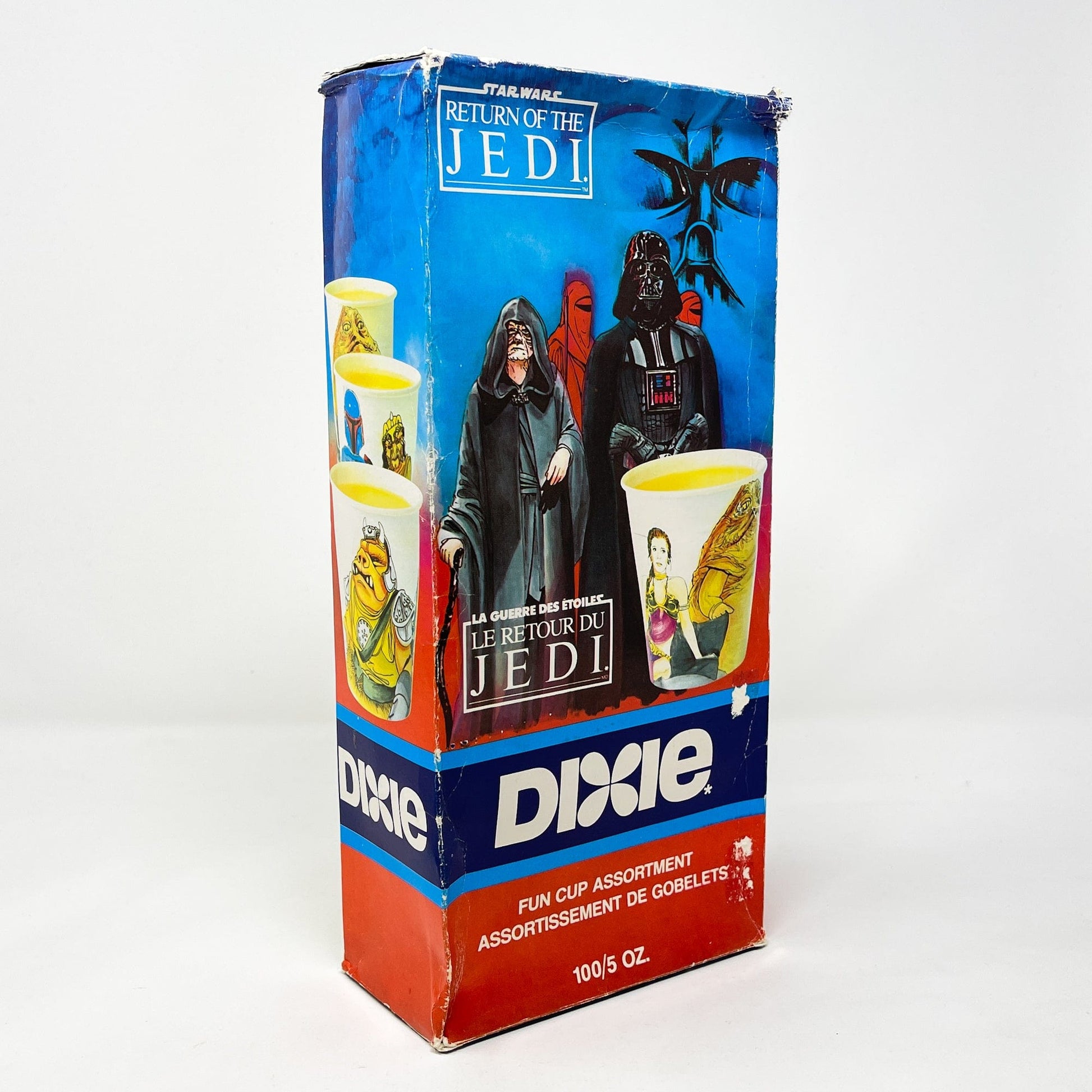 Vintage Dixie Cups Star Wars Non-Toy Dixie Cups - ROTJ Vader Canadian (1983)