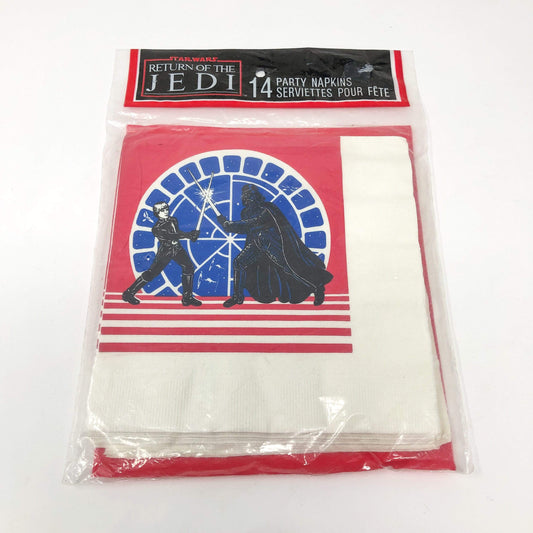 Vintage Drawing Board Star Wars Food Return of the Jedi Party Napkins - Sealed