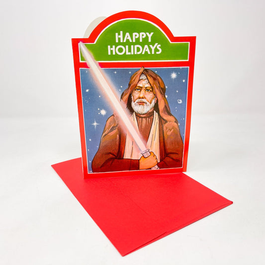 Vintage Drawing Board Star Wars Non-Toy Ben Kenobi Christmas Greeting Card w/ Envelope