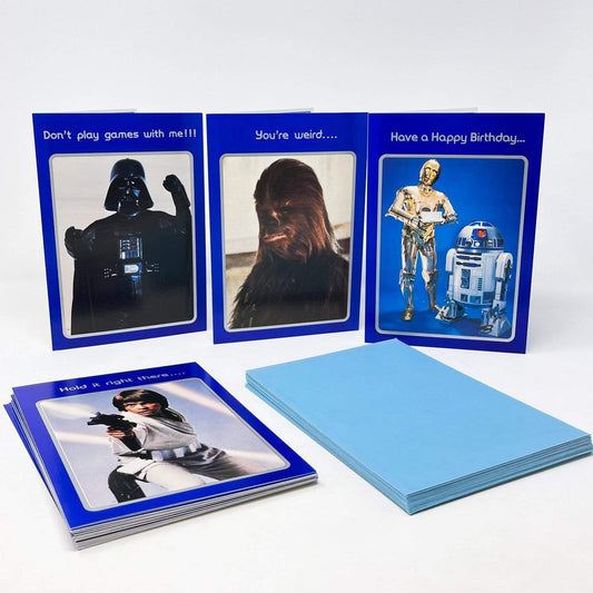 Vintage Drawing Board Star Wars Non-Toy Complete Set of Drawing Board Star Wars Greeting Cards w/ Envelope