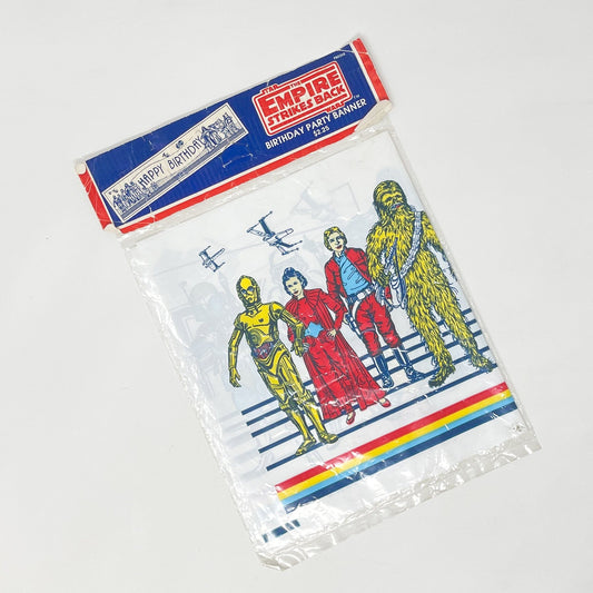 Vintage Drawing Board Star Wars Non-Toy Empire Strikes Back Birthday Banner - Sealed