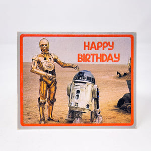 Vintage Drawing Board Star Wars Non-Toy Happy Birthday Greeting Card - Small