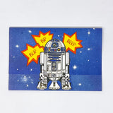 Vintage Drawing Board Star Wars Non-Toy R2-D2 Fold-Over Greeting Card