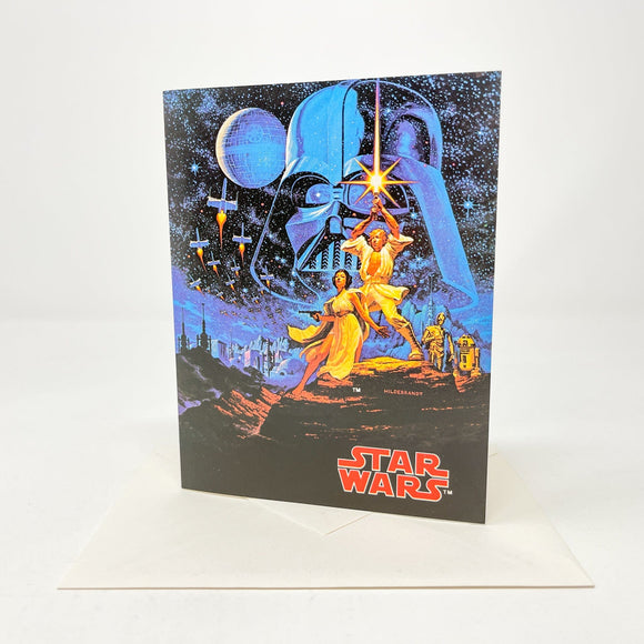 Vintage Drawing Board Star Wars Non-Toy Star Wars Greeting Card w/ Envelope