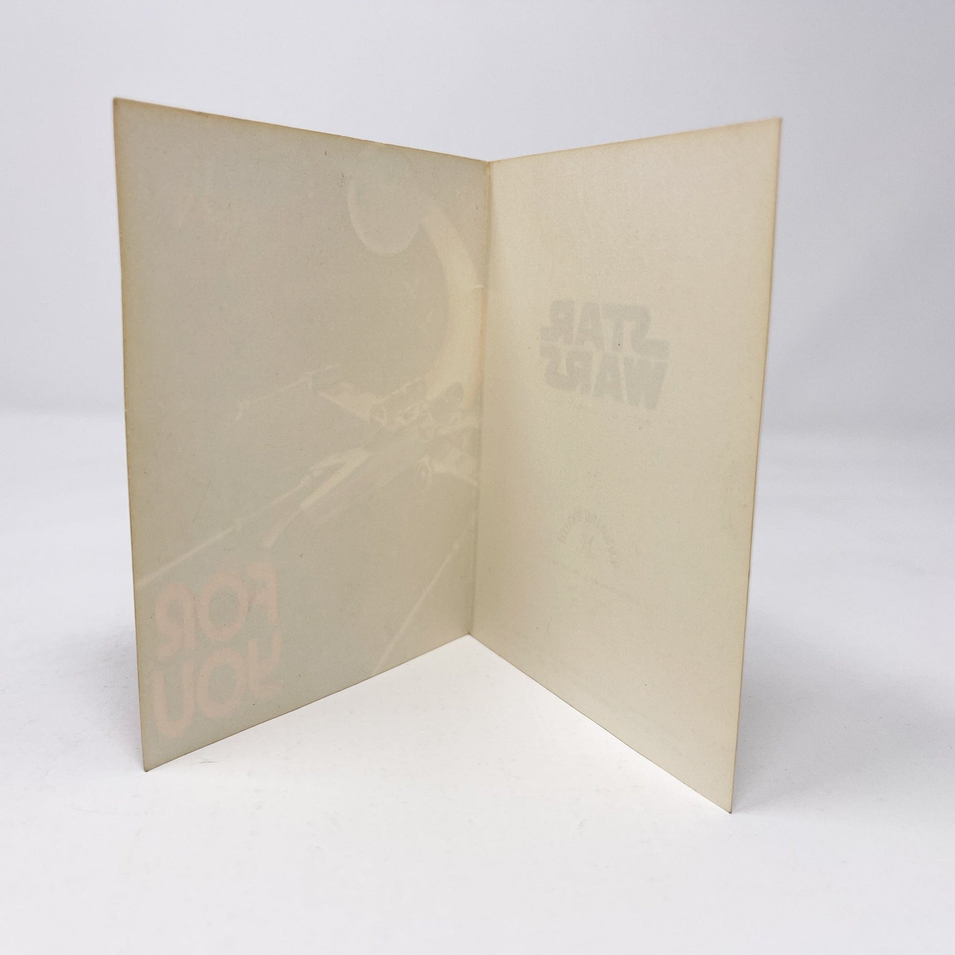 Vintage Drawing Board Star Wars Non-Toy X-Wing Greeting Card - Small