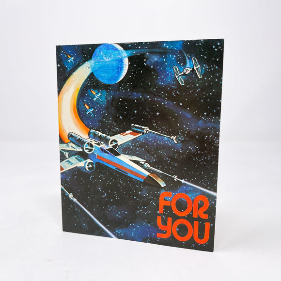 Vintage Drawing Board Star Wars Non-Toy X-Wing Greeting Card - Small