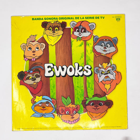 Vintage EMI Star Wars Vinyl DROIDS and EWOKS Cartoon Theme 12"  Record - Spain (1986)