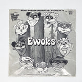 Vintage EMI Star Wars Vinyl DROIDS and EWOKS Cartoon Theme 7" Promo Record - Spain (1986)