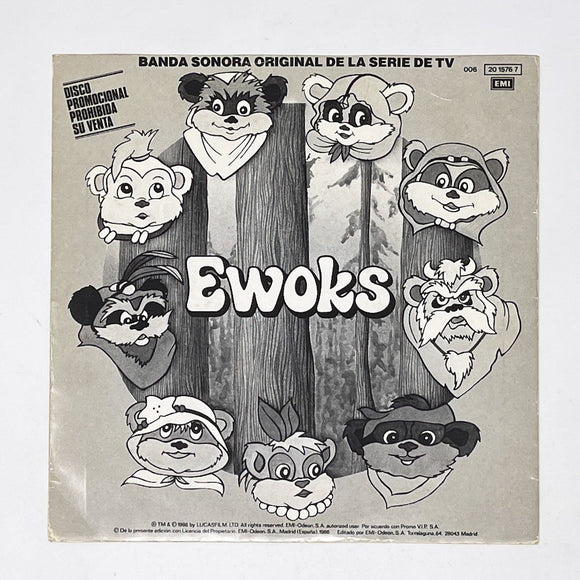 Vintage EMI Star Wars Vinyl DROIDS and EWOKS Cartoon Theme 7