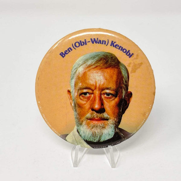 Vintage Factors Star Wars Non-Toy Ben Kenobi Button - Factors  (1977)