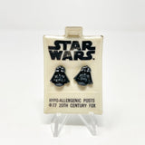 Vintage Factors Star Wars Non-Toy Darth Vader Earrings - Factors 1977