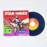 Vintage Foreign Vinyl Star Wars Non-Toy Star Wars Disco Theme 7" Record - Galaxy 42 - France (1977)