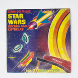 Vintage Foreign Vinyl Star Wars Vinyl Guerra Nas Estralas 7" Record - Brazil (1977)