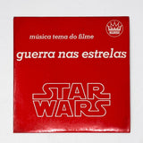 Vintage Foreign Vinyl Star Wars Vinyl Guerra Nas Estralas RED 7" Record - Brazil (1977)