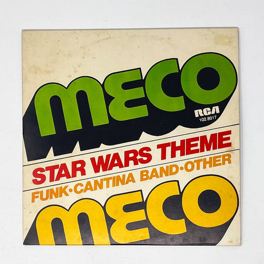 Vintage Foreign Vinyl Star Wars Vinyl MECO Star Wars Theme 7" Record - France (1977)